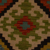 Handmade Vegetable Kilim 5' 1" x 6' 11" (ft) - No. P35341