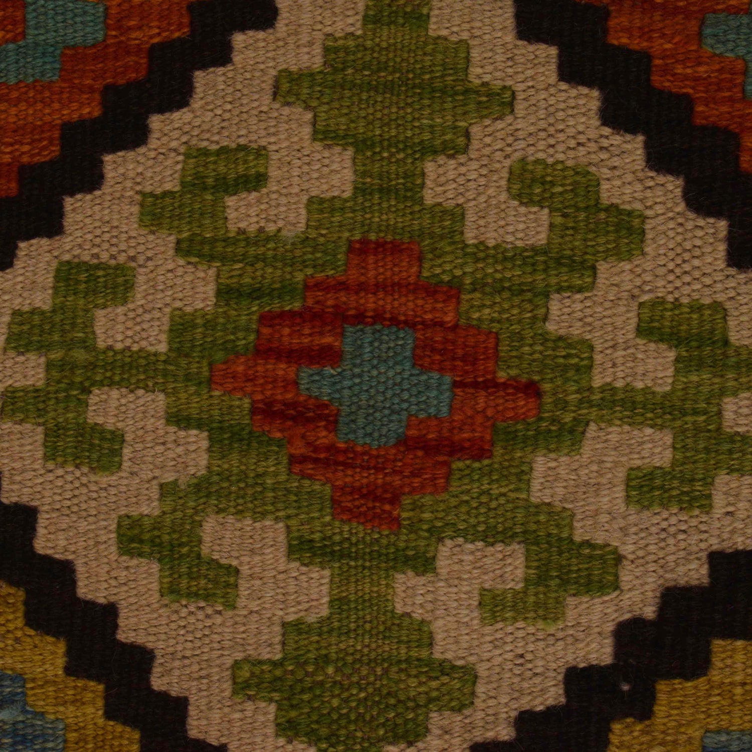 Handmade Vegetable Kilim 5' 1" x 6' 11" (ft) - No. P35341