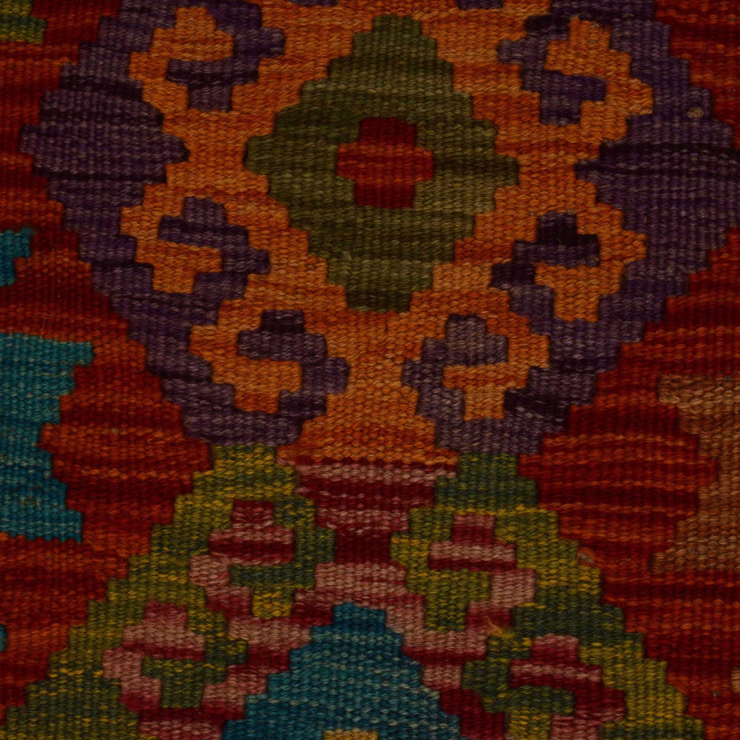 Handmade Vegetable Kelim 4' 11" x 6' 5" (ft) - No. P35345