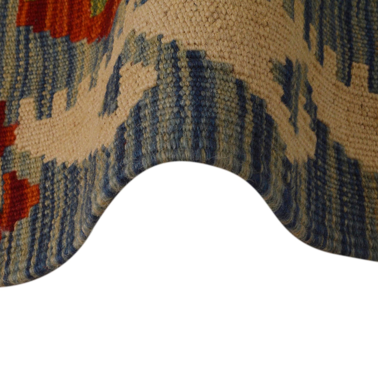 Handmade Vegetable Kelim 4' 11" x 6' 5" (ft) - No. P35345