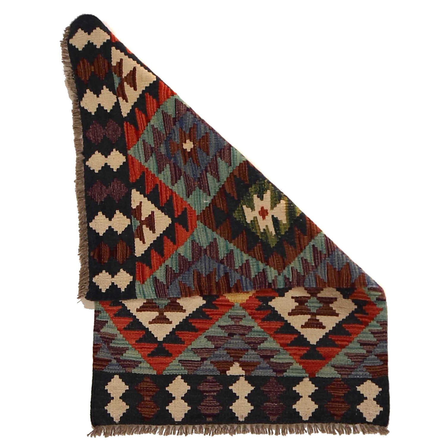 Handmade Vegetable Kilim 2' 0" x 3' 1" (ft) - No. P35354