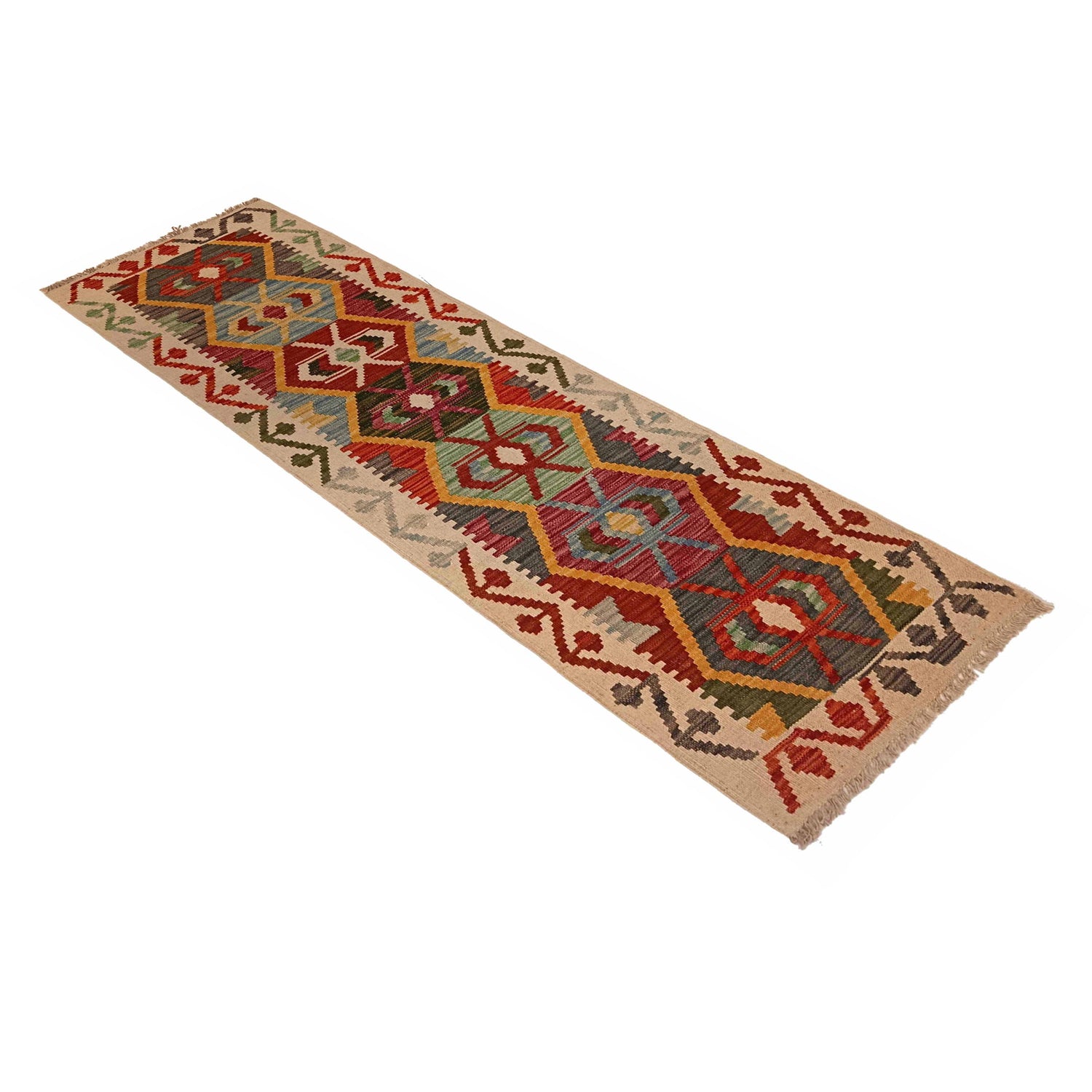 Vegetable Kilim Runner 1' 9" x 6' 7" (ft)- No. P35366
