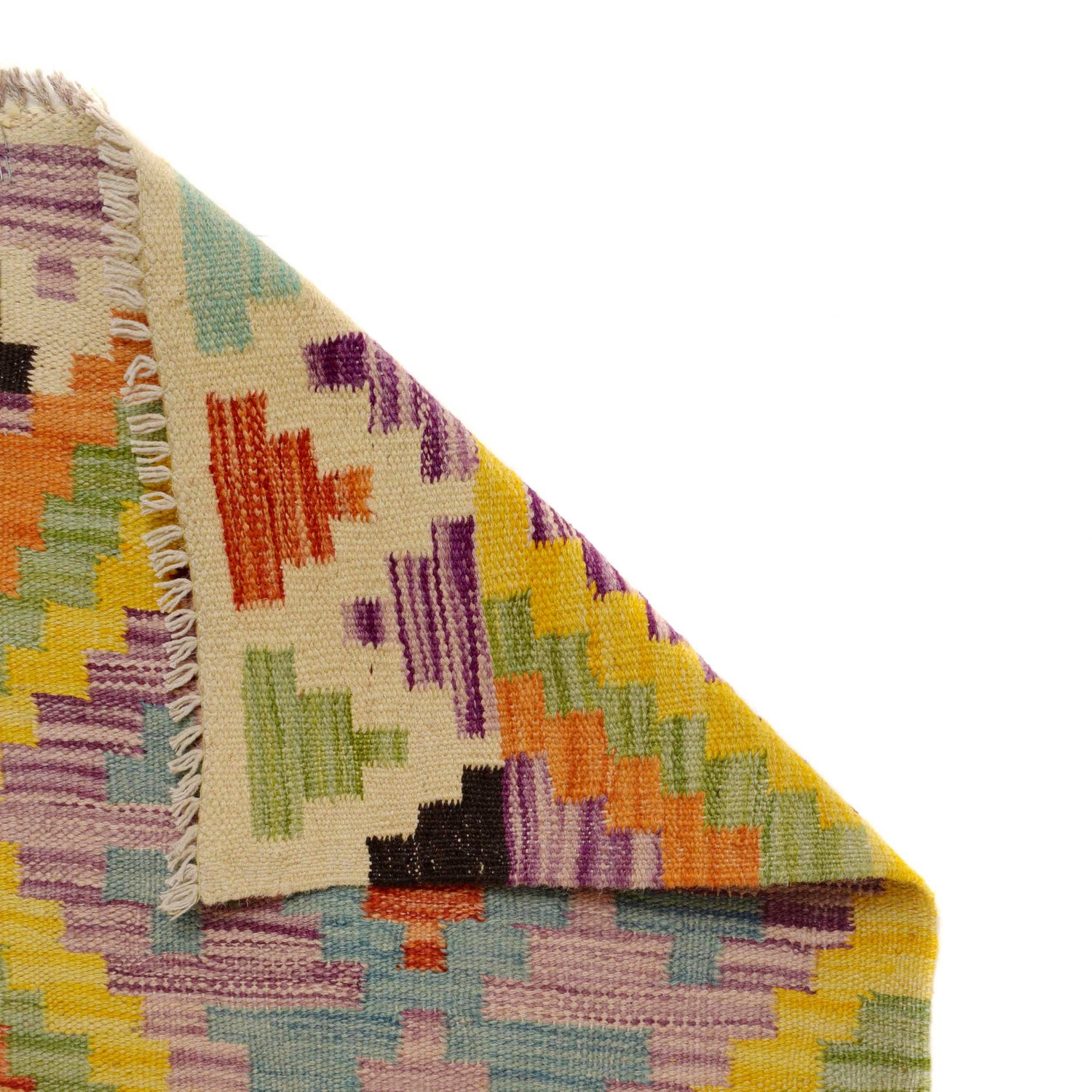 Vegetable Kelim Runner 1' 7" x 9' 8" (ft) - No. P35376