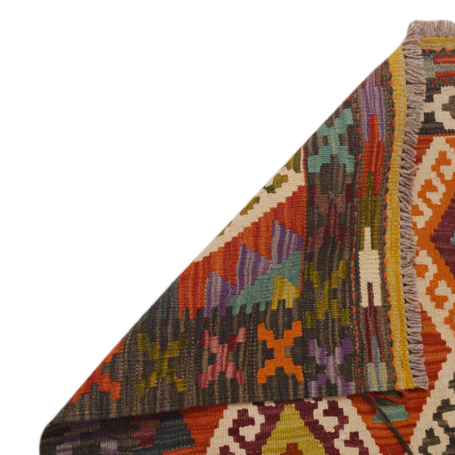 Vegetable Kelim Runner 2' 8" x 10' 1" (ft) - No. P35381