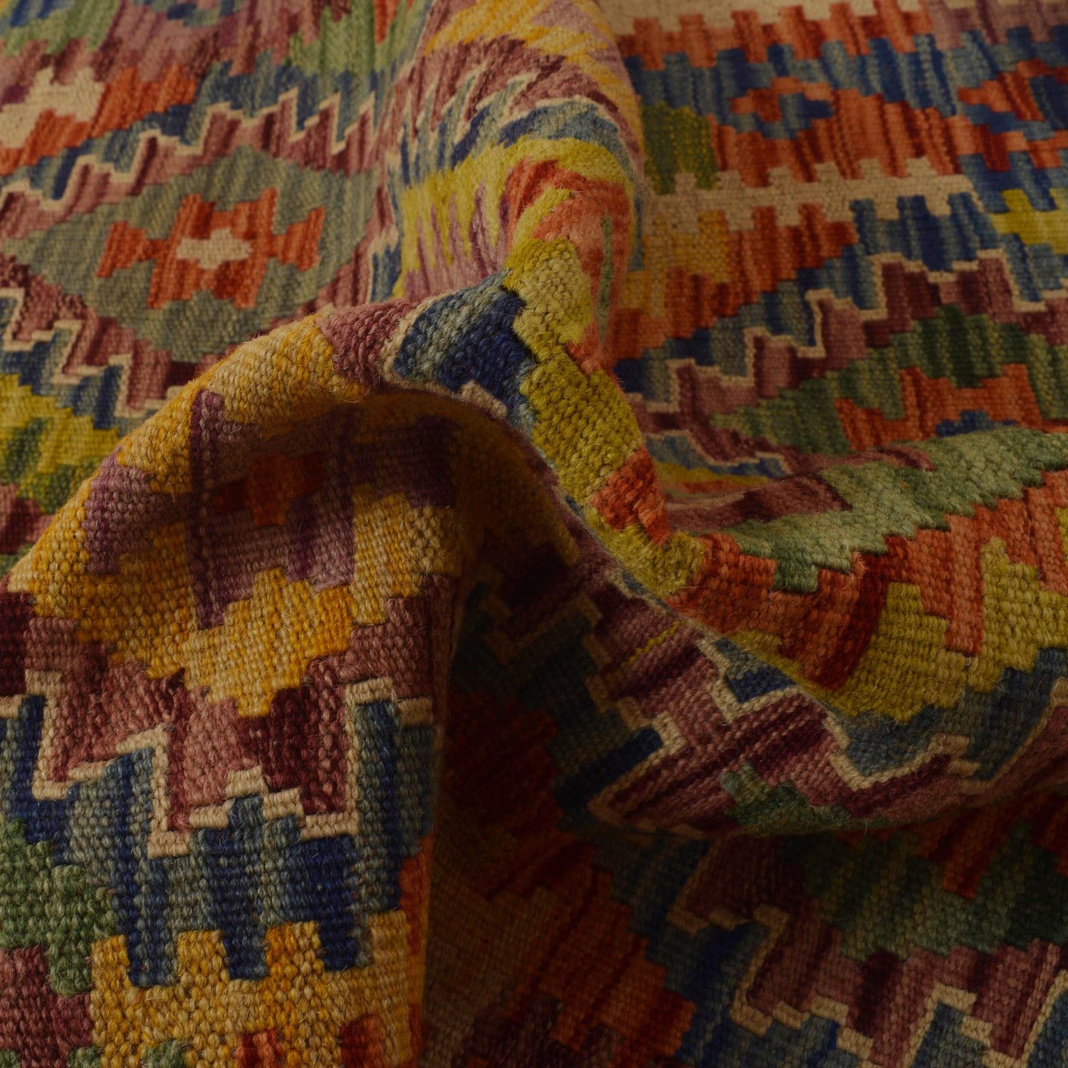 Handmade Vegetable Kelim 2' 10" x 3' 7" (ft) - No. P35465