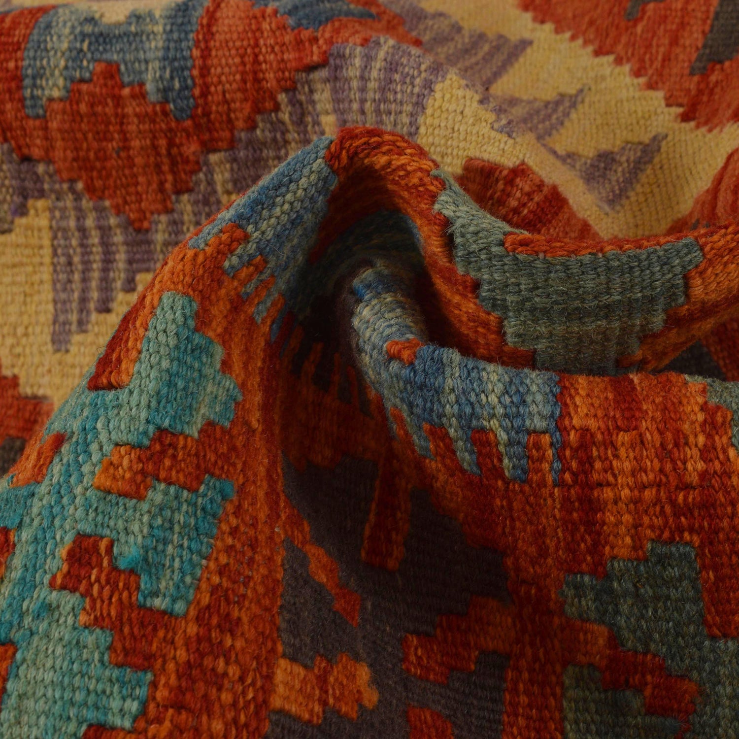 Handmade Vegetable Kilim 2' 10" x 4' 4" (ft) - No. P35468