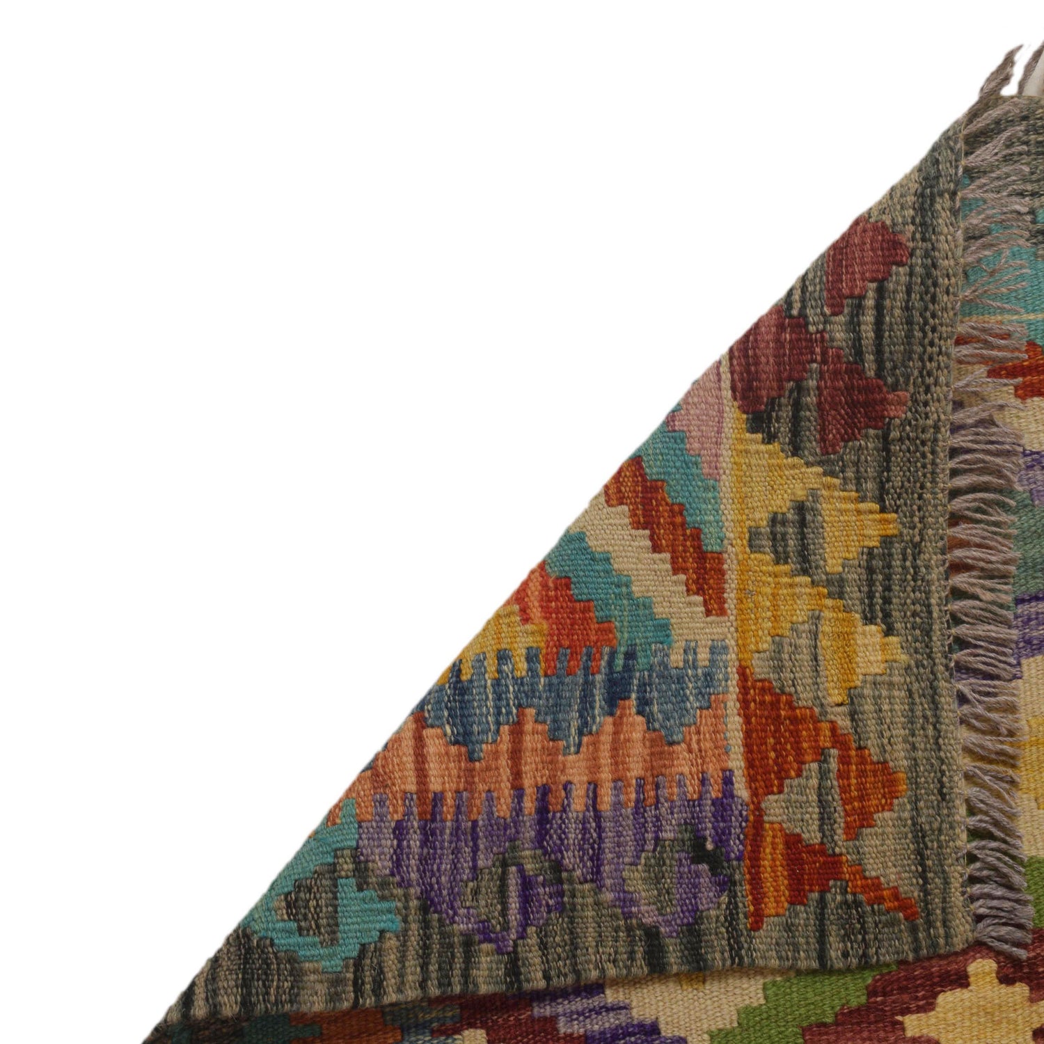 Handmade Vegetable Kelim 2' 8" x 4' 2" (ft) - No. P35473