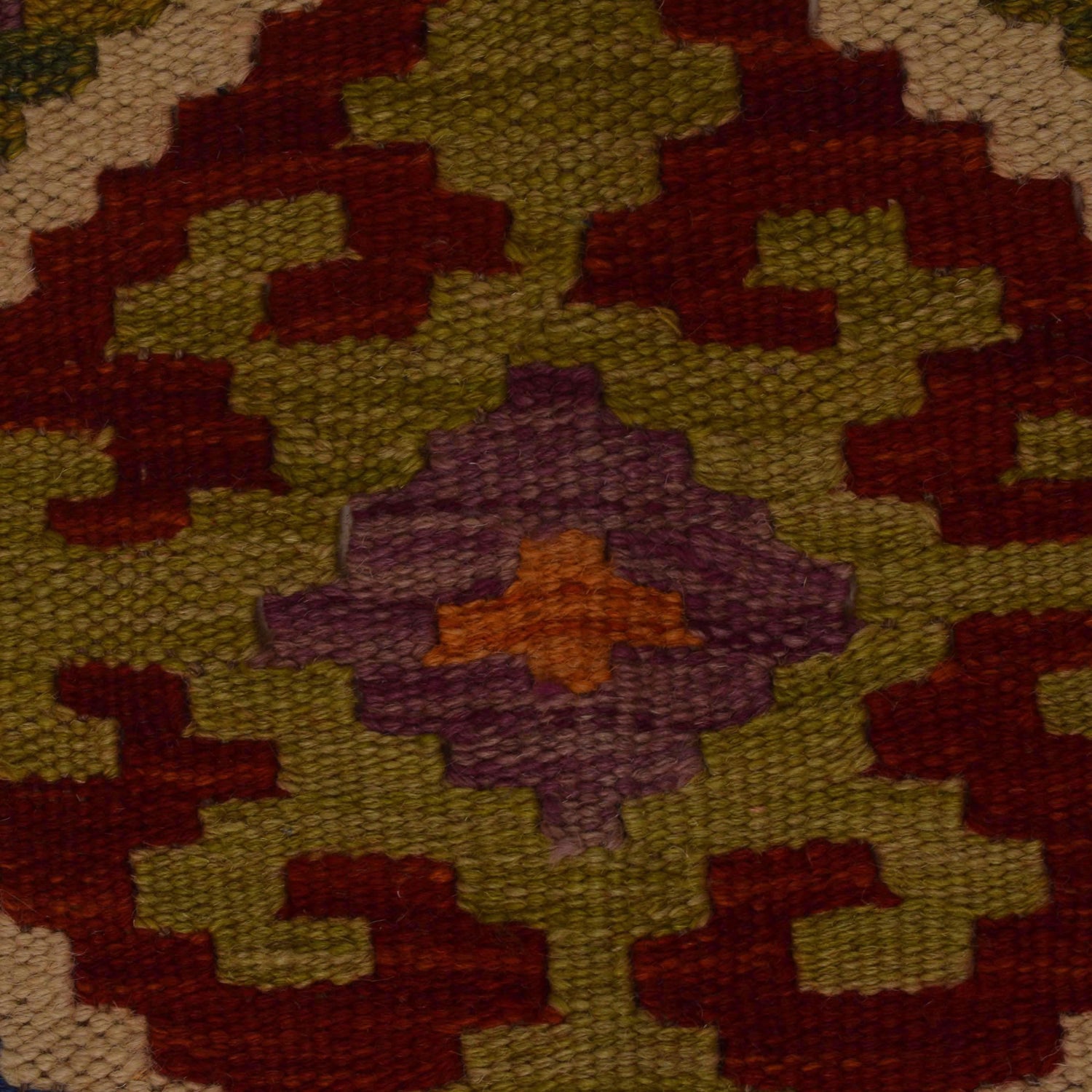 Handmade Vegetable Kilim 5' 0" x 6' 0" (ft) - No. P35474