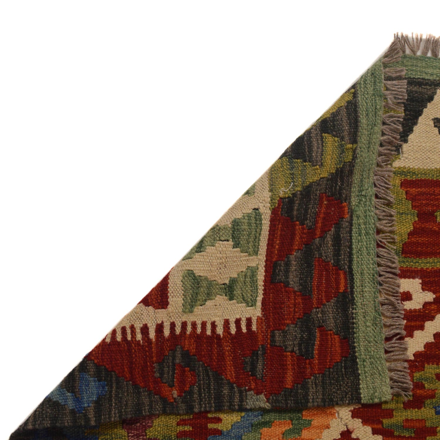 Handmade Vegetable Kilim 5' 0" x 6' 0" (ft) - No. P35474