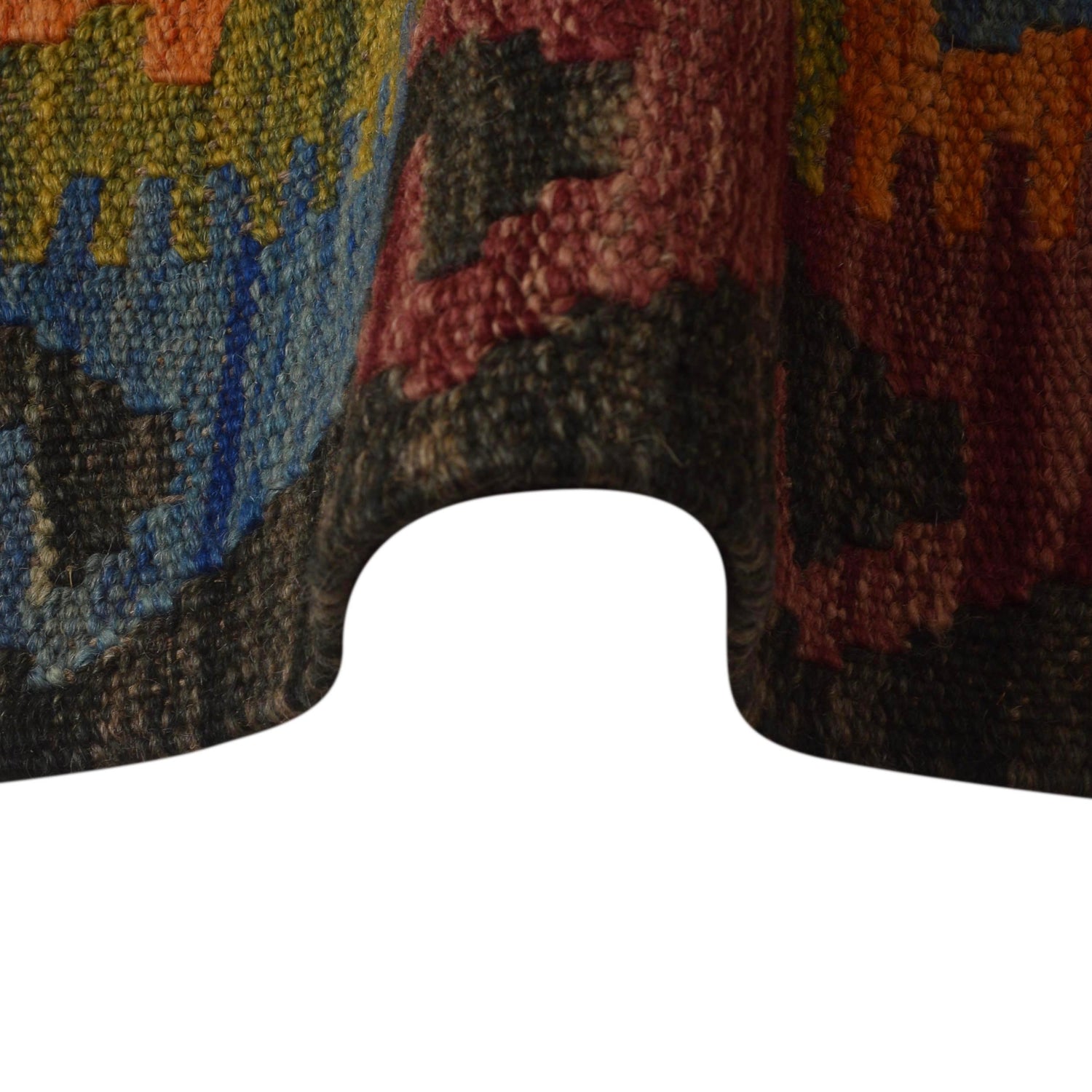 Handmade Vegetable Kilim 5' 0" x 6' 0" (ft) - No. P35474