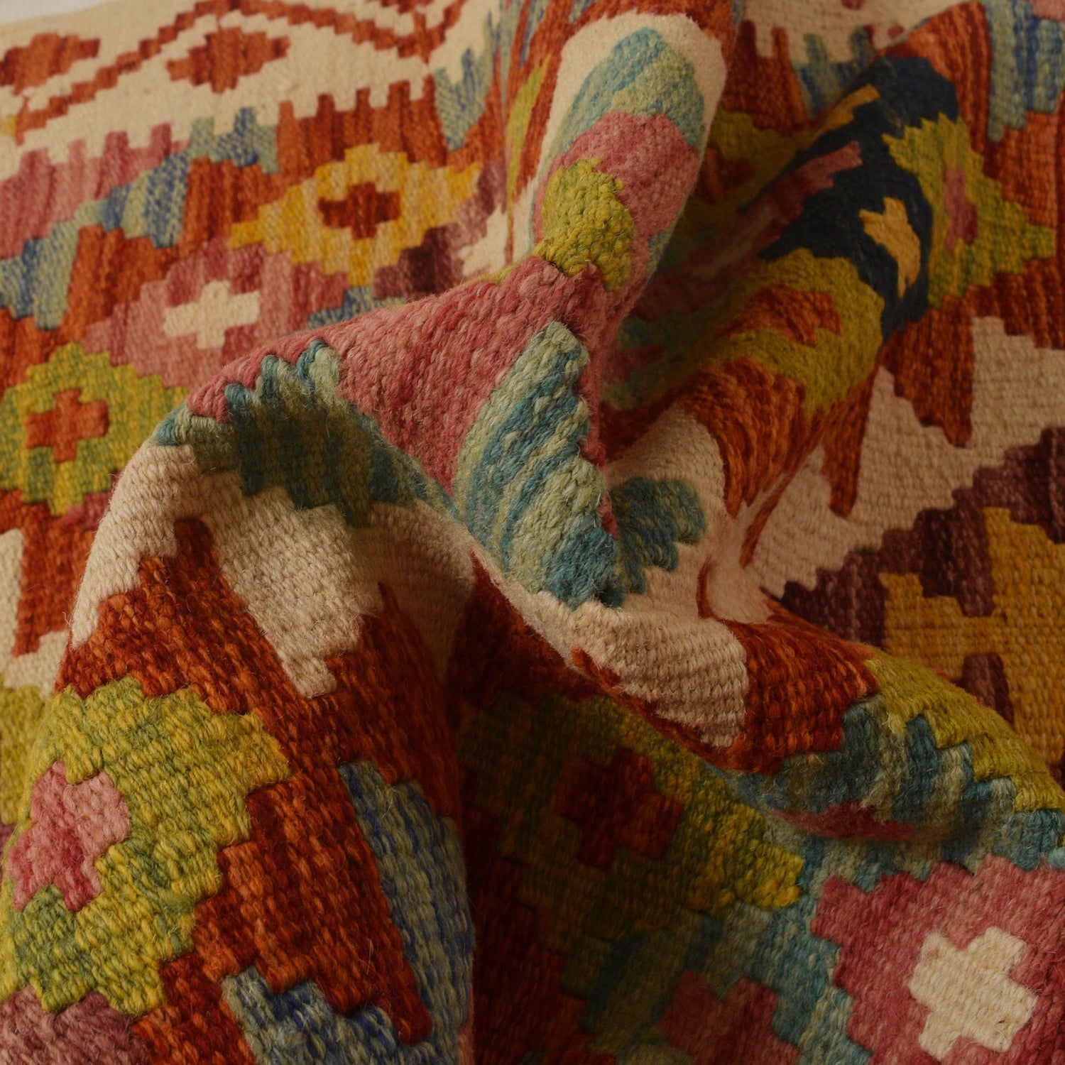 Handmade Vegetable Kilim 2' 9" x 4' 5" (ft) - No. P35476