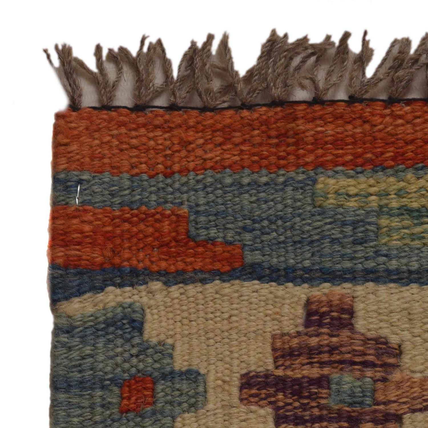 Handmade Vegetable Kilim 5' 2" x 6' 8" (ft) - No. P35486