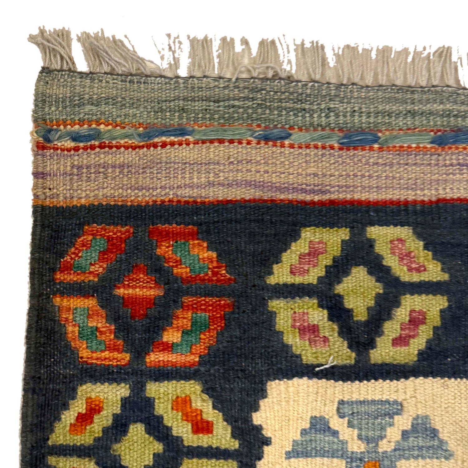 Handmade Vegetable Kilim 2' 11" x 3' 11" (ft) - No. P35487