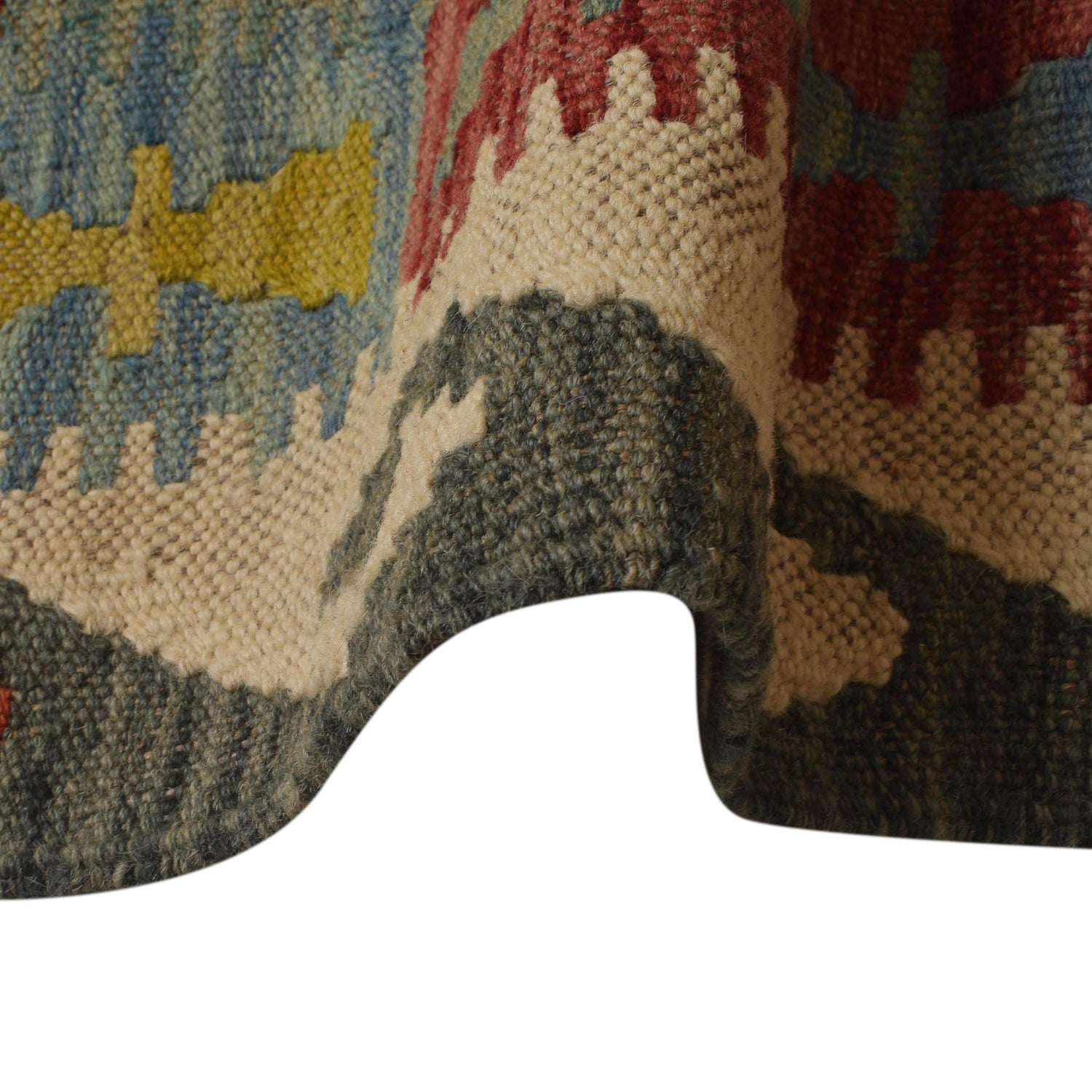 Handmade Vegetable Kelim 4' 11" x 6' 0" (ft) - No. P35488