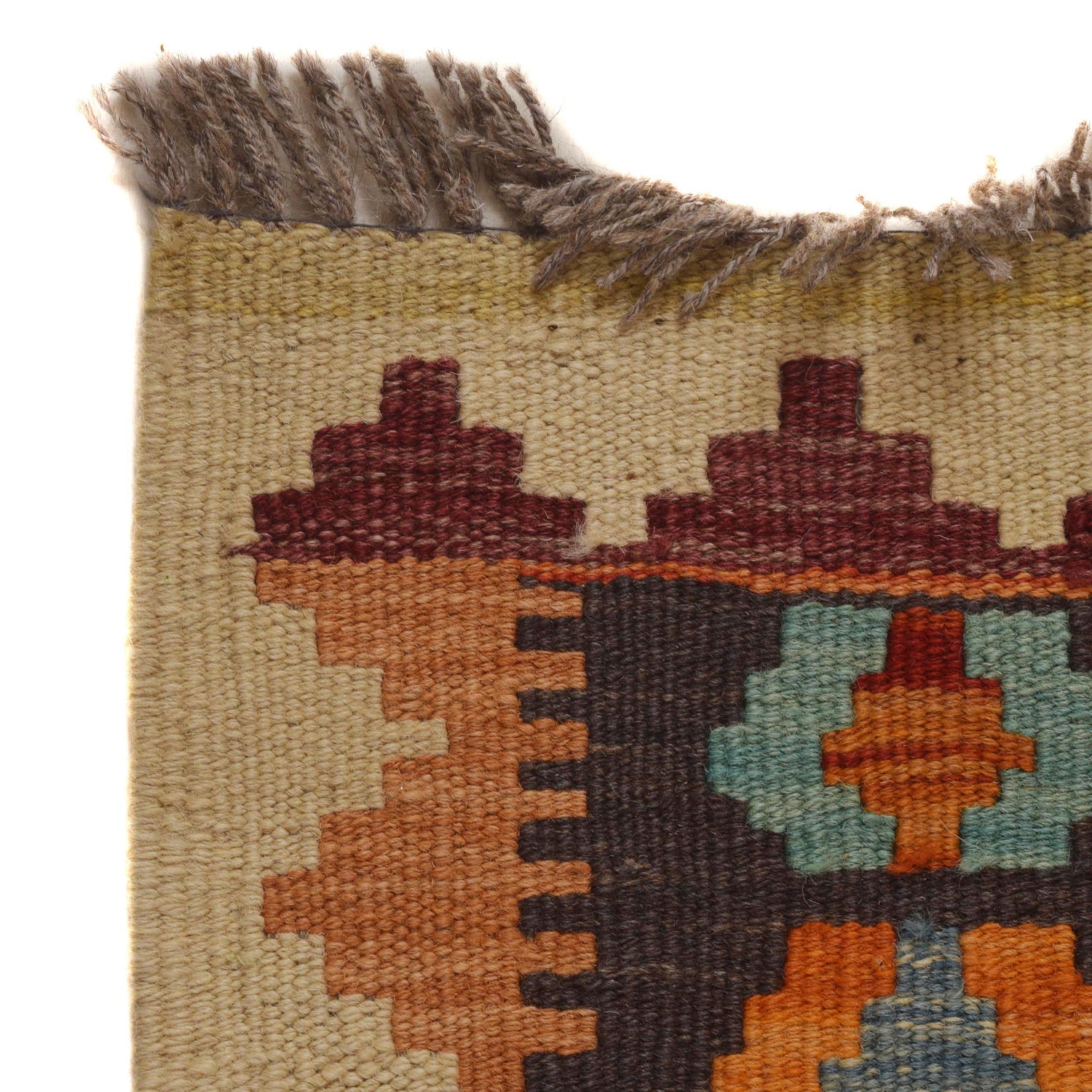 Handmade Vegetable Kilim 3' 4"  x 5' 3" (ft) - No. P35493