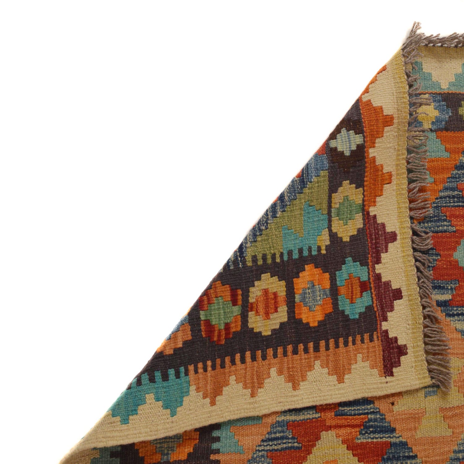 Handmade Vegetable Kilim 3' 4"  x 5' 3" (ft) - No. P35493