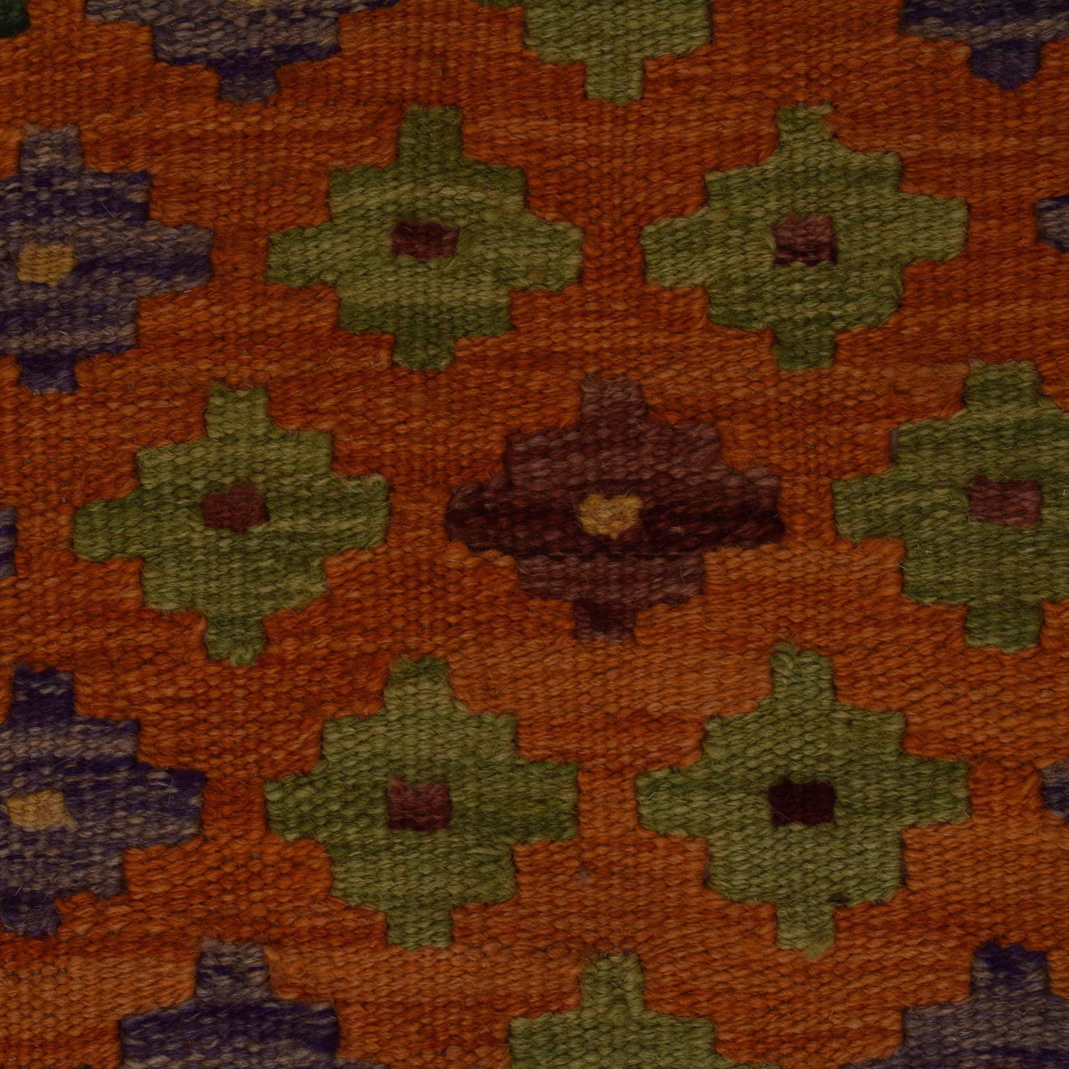 Handmade Vegetable Kelim 3' 5"  x 5' 1" (ft) - No. P35495