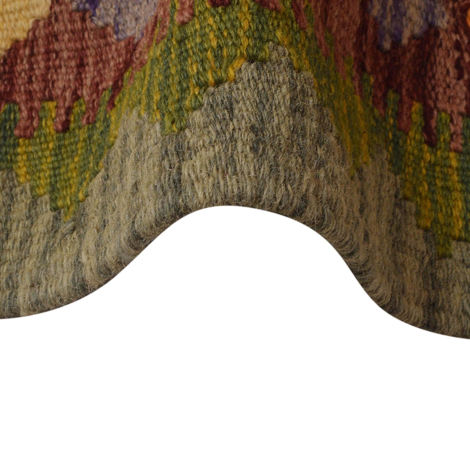 Handmade Vegetable Kelim 3' 5"  x 5' 1" (ft) - No. P35495