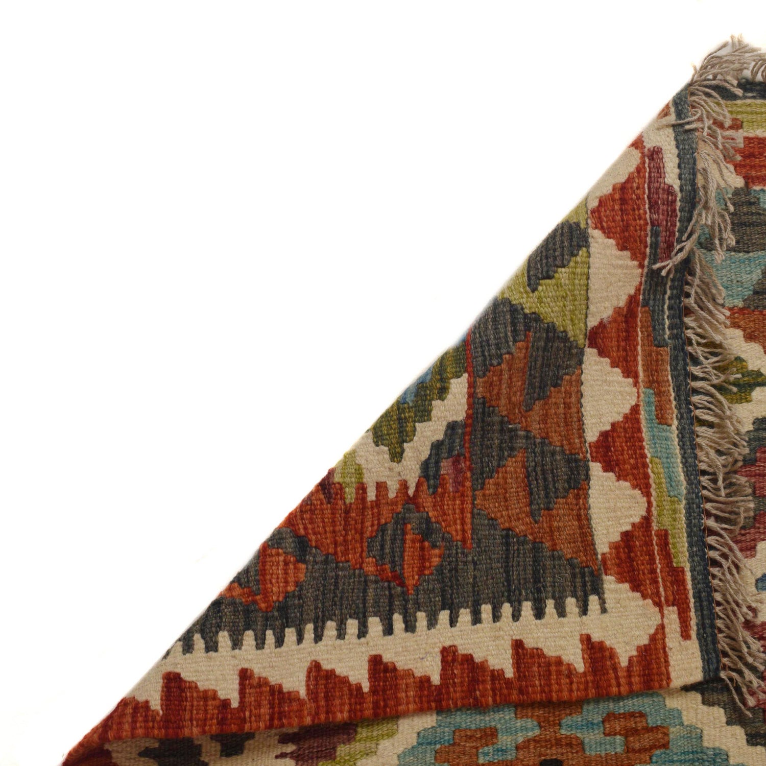 Handmade Vegetable Kilim 3' 3"  x 5' 5" (ft) - No. P35496