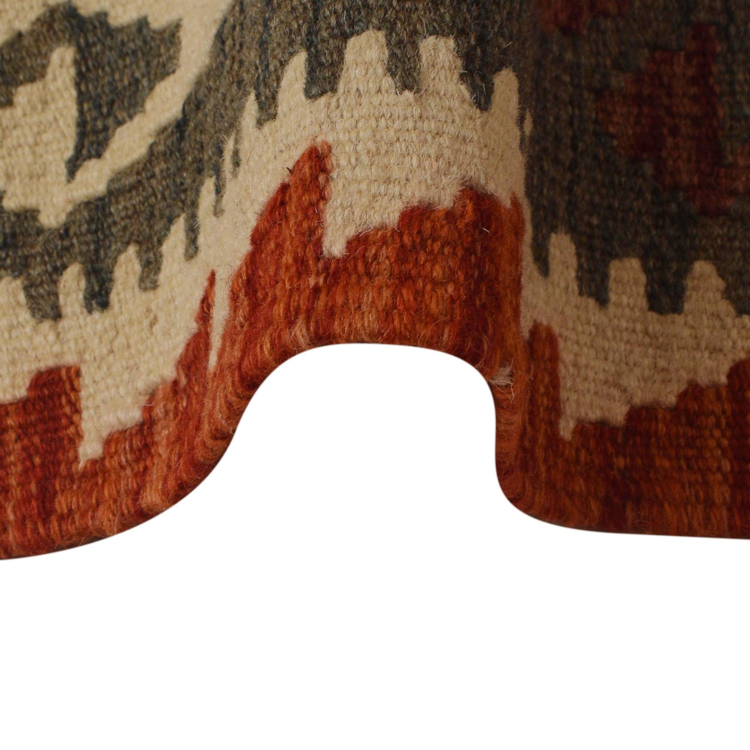 Handmade Vegetable Kilim 3' 3"  x 5' 5" (ft) - No. P35496