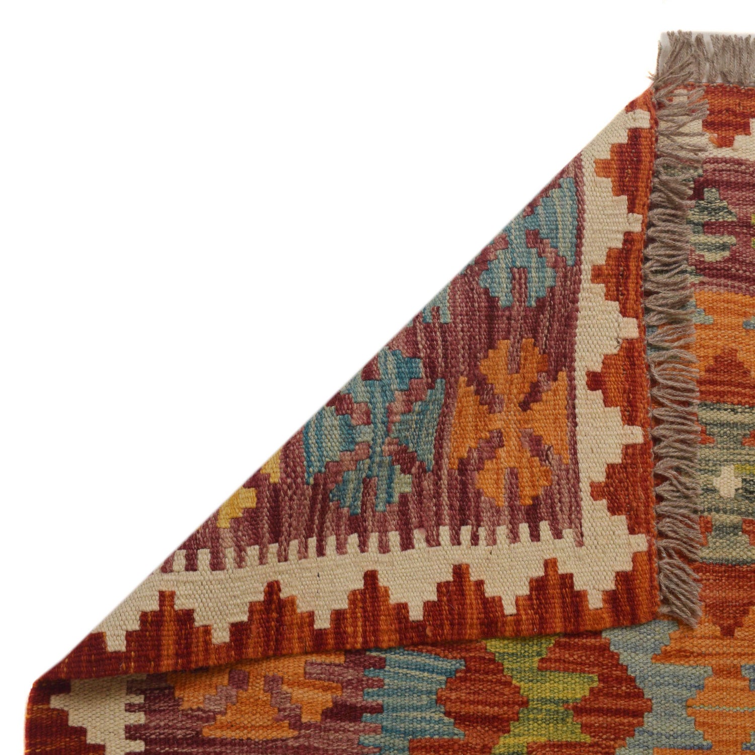 Handmade Vegetable Kilim 3' 4"  x 5' 0" (ft) - No. P35498