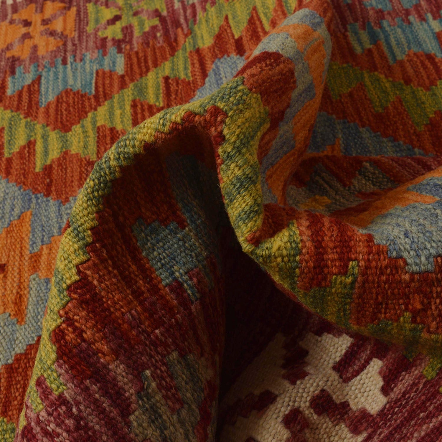Handmade Vegetable Kilim 3' 4"  x 5' 0" (ft) - No. P35498