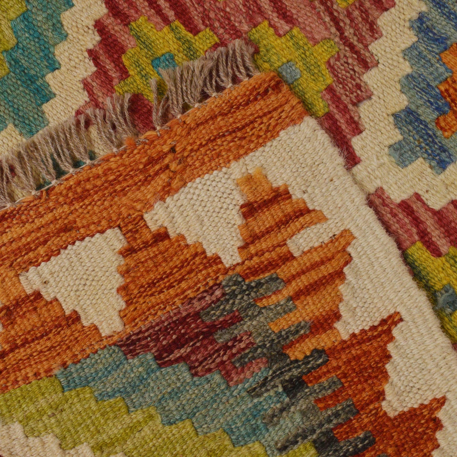 Vegetable Kilim Runner 2' 6" x 6' 7" (ft)- No. P35501