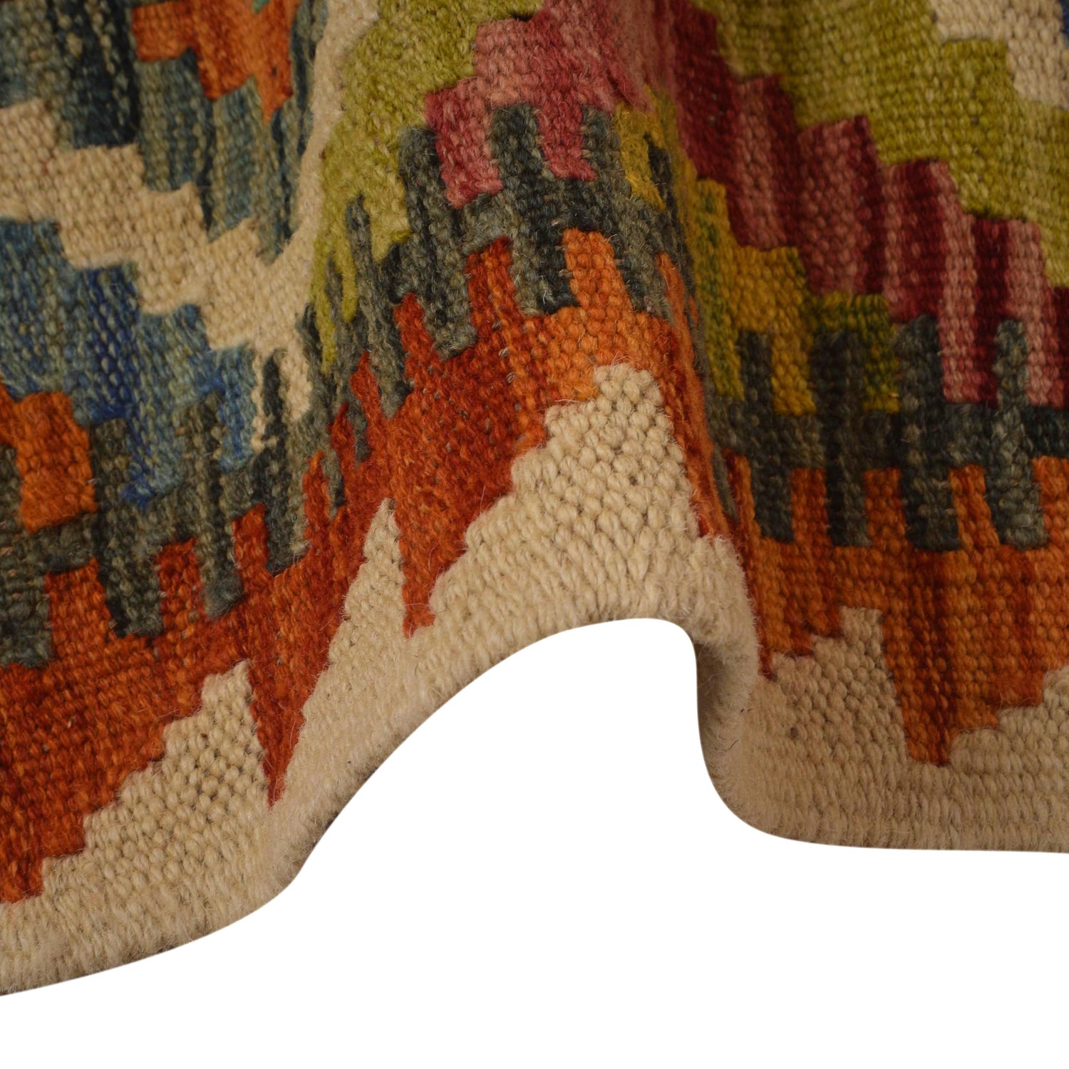 Vegetable Kilim Runner 2' 6" x 6' 7" (ft)- No. P35501