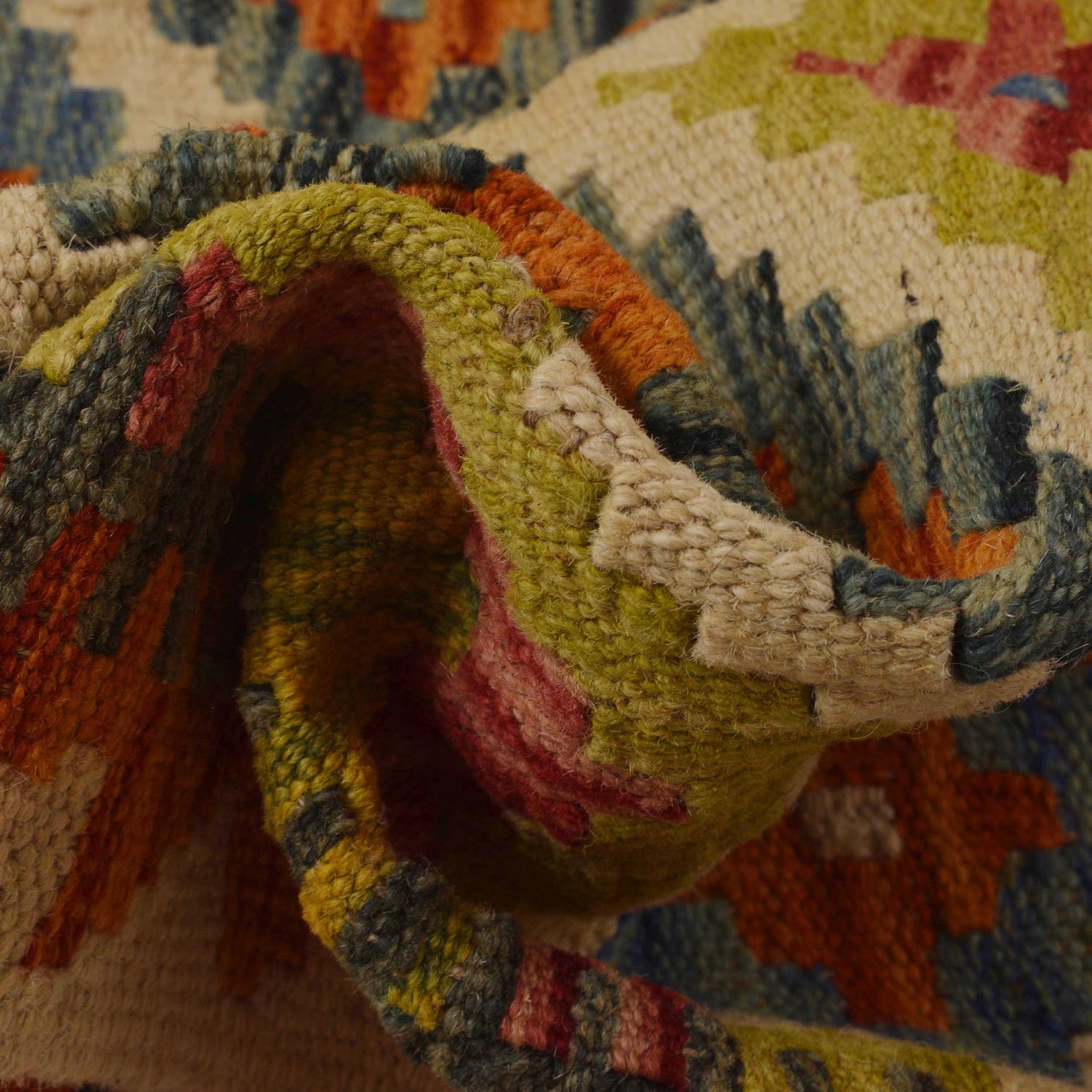 Vegetable Kilim Runner 2' 6" x 6' 7" (ft)- No. P35501