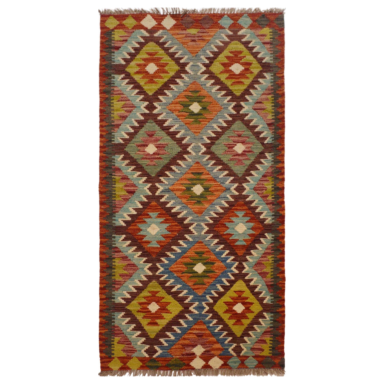 Vegetable Kilim Runner 2' 10" x 6' 1" (ft)- No. P35503
