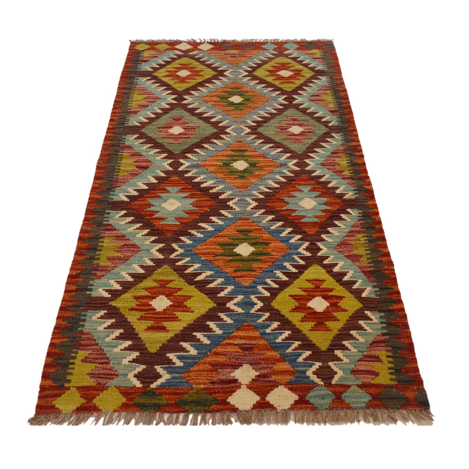 Vegetable Kilim Runner 2' 10" x 6' 1" (ft)- No. P35503