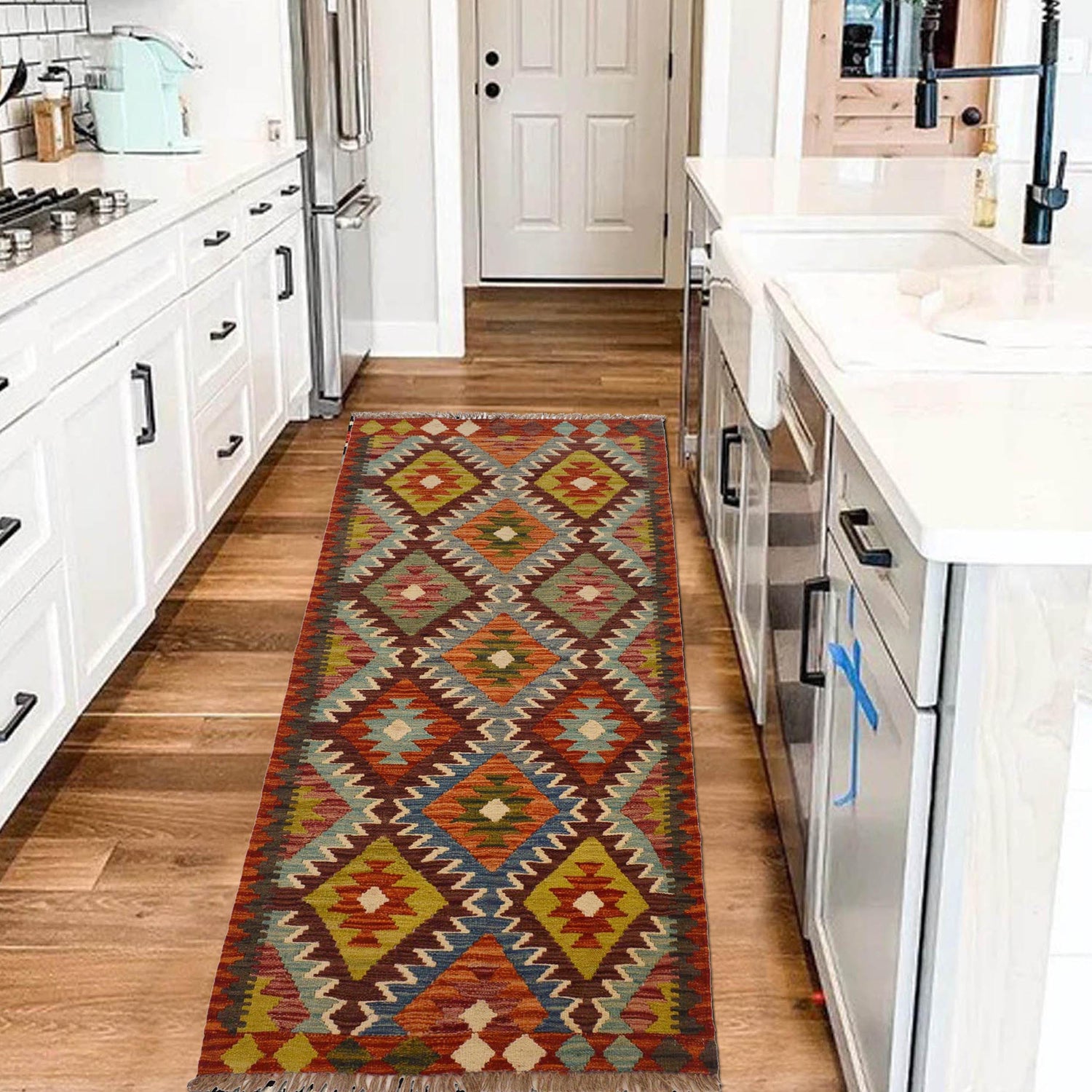 Vegetable Kilim Runner 2' 10" x 6' 1" (ft)- No. P35503