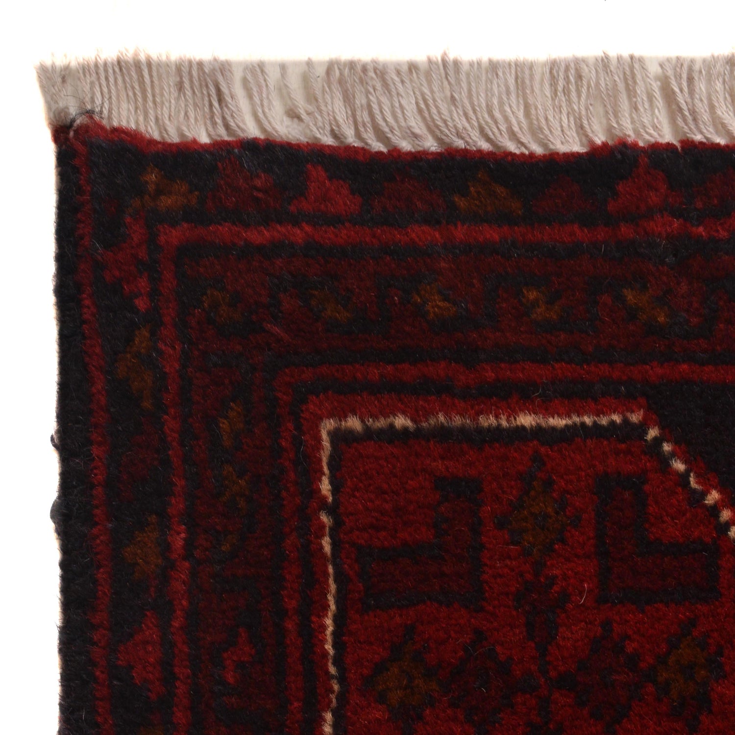 Red Khal Mohammadi Carpet 4' 2" x 5' 9" (ft) - No. P35617