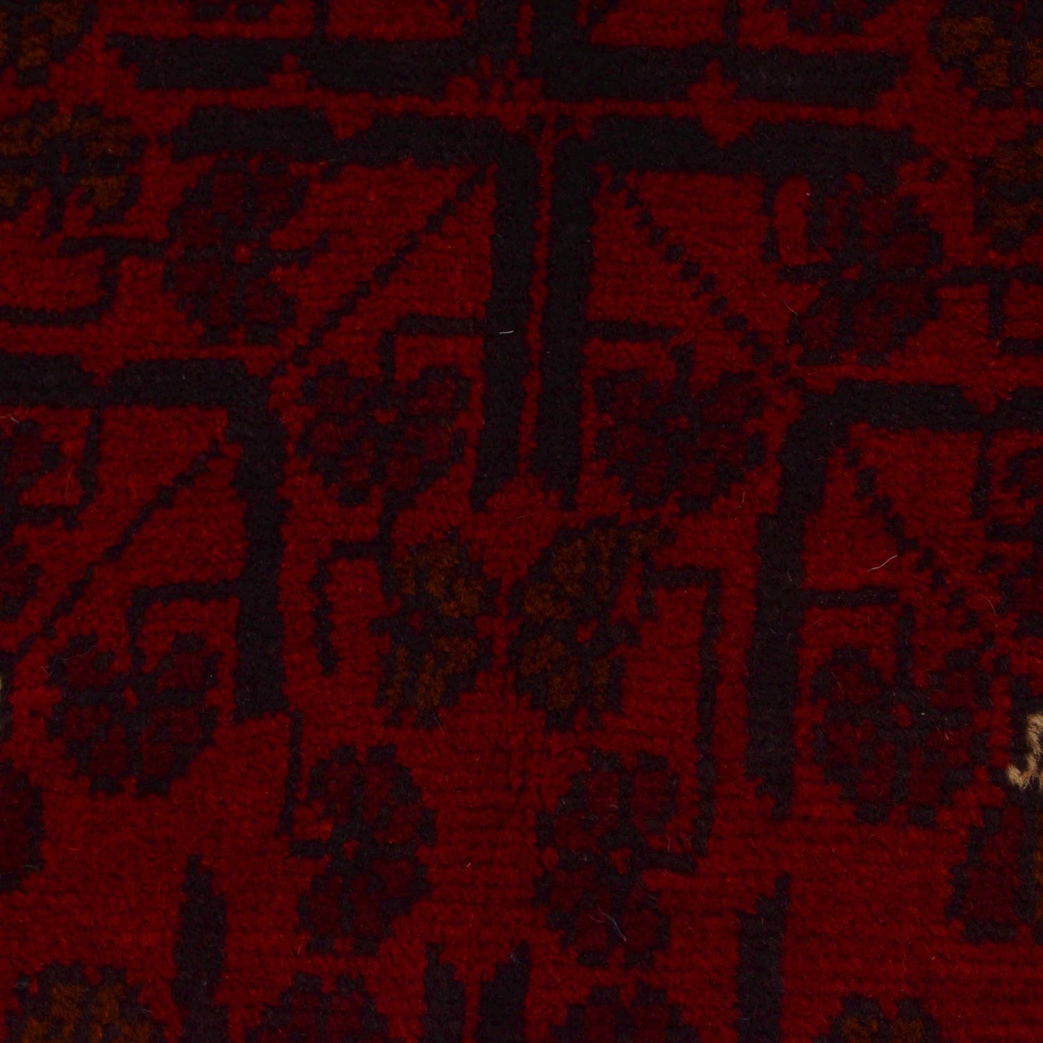 Red Khal Mohammadi Carpet 4' 2" x 5' 9" (ft) - No. P35617