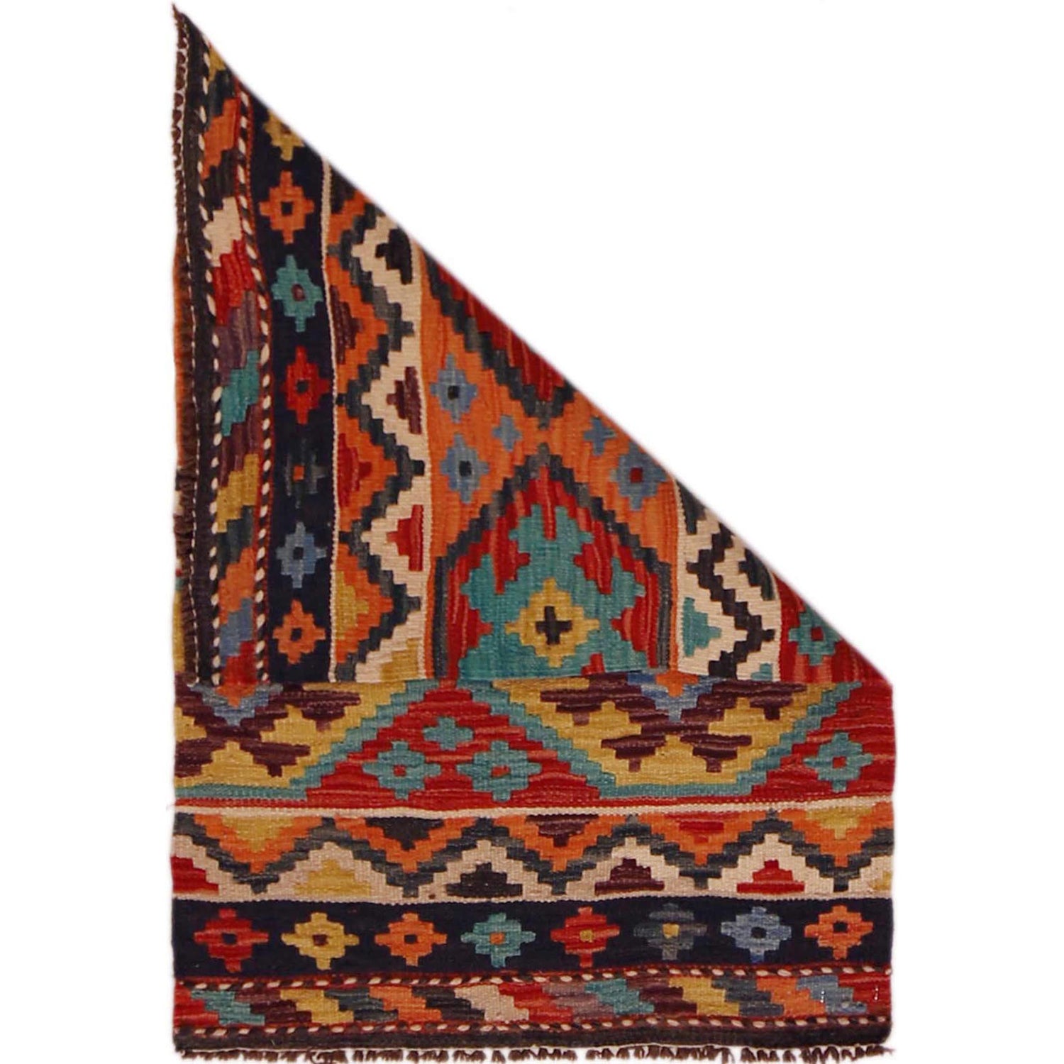 Handmade Vegetable Kilim 2' 0" x 3' 0" (ft) - No. P35634