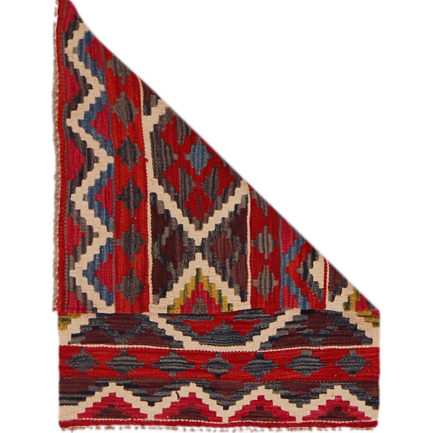 Handmade Vegetable Kilim 2' 1" x 2' 11" (ft) - No. P35637