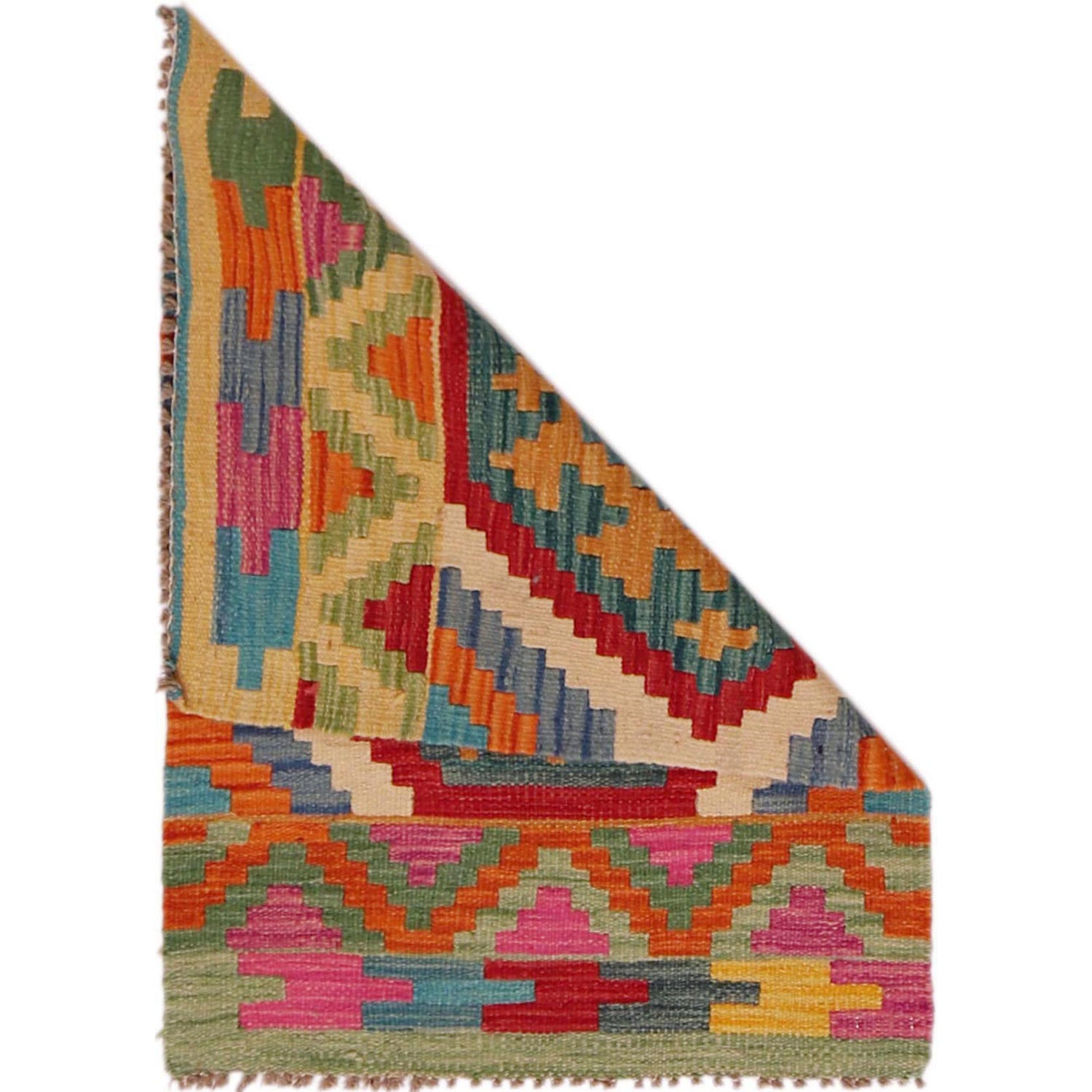 Handmade Vegetable Kilim 2' 2" x 3' 0" (ft) - No. P35642