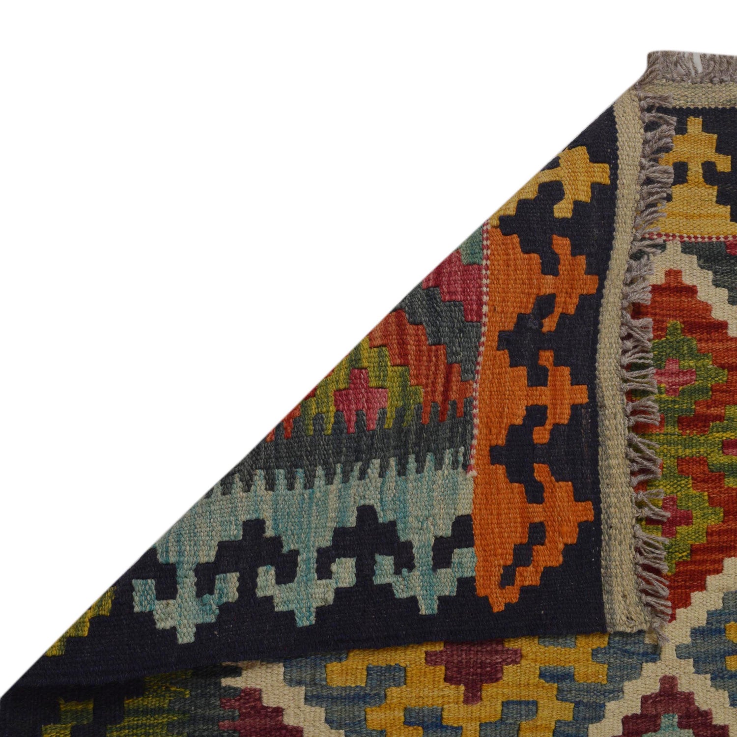 Handmade Vegetable Kilim 5' 10" x 8' 4" (ft) - No. P35644