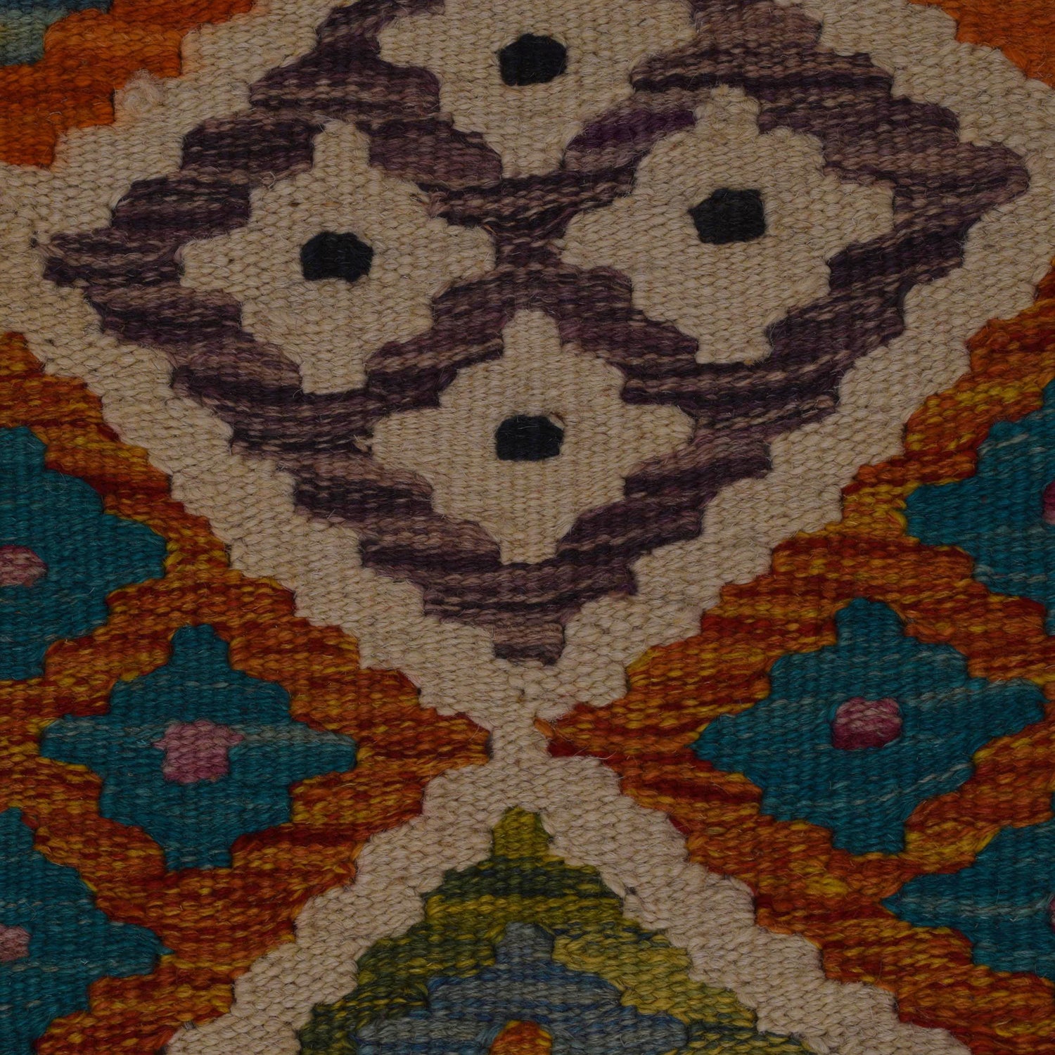 Handmade Vegetable Kelim 5' 10" x 8' 1" (ft) - No. P35653