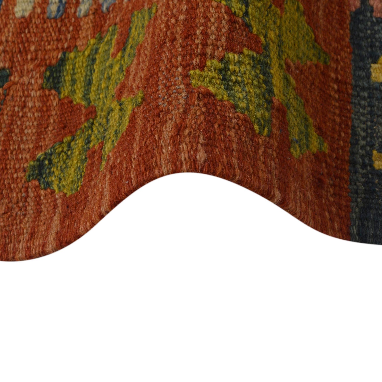 Handmade Vegetable Kelim 5' 10" x 8' 1" (ft) - No. P35653