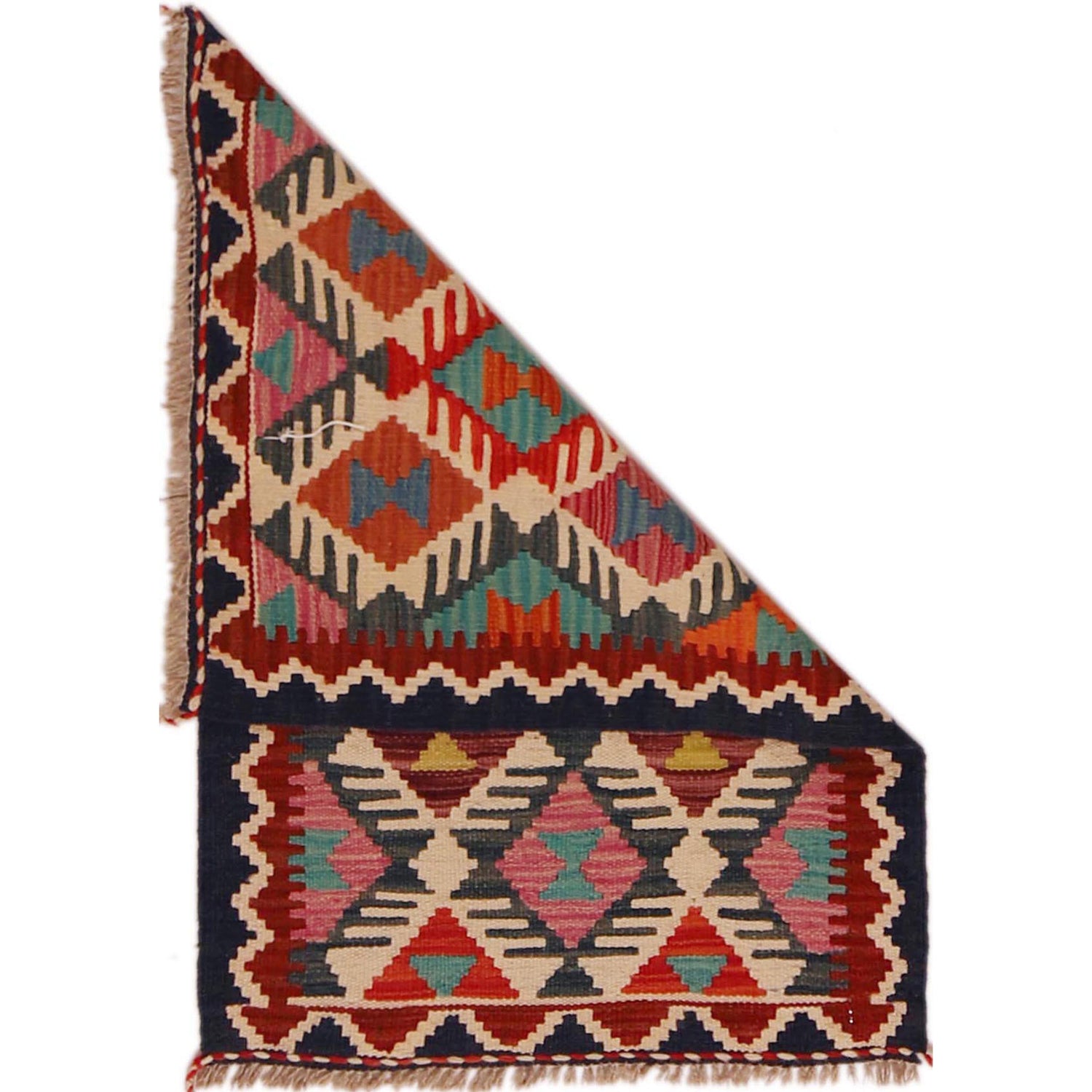 Handmade Vegetable Kilim 2' 1" x 3' 0" (ft) - No. P35660