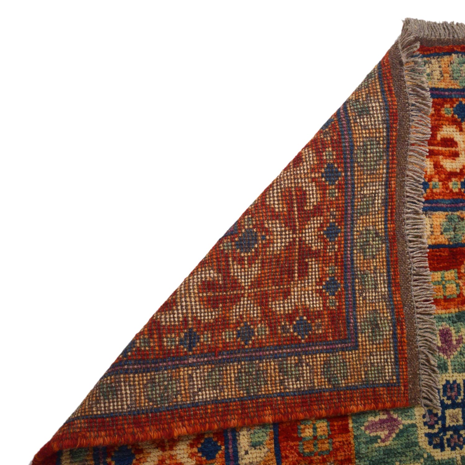 Hand Knotted Sherazi Rug 6' 7 x 9' 7 (ft) - No. P35677