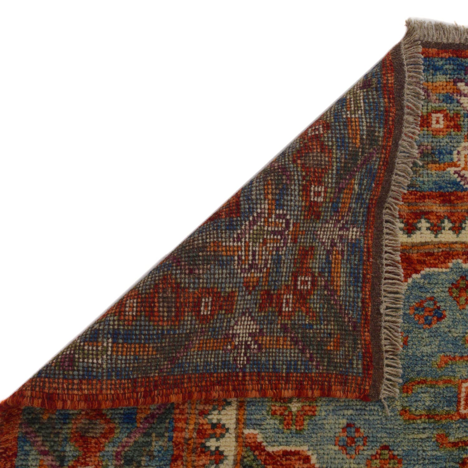 Blue Color Shirazi Rug 5' 1" x 6' 7" (ft) - No. P35680