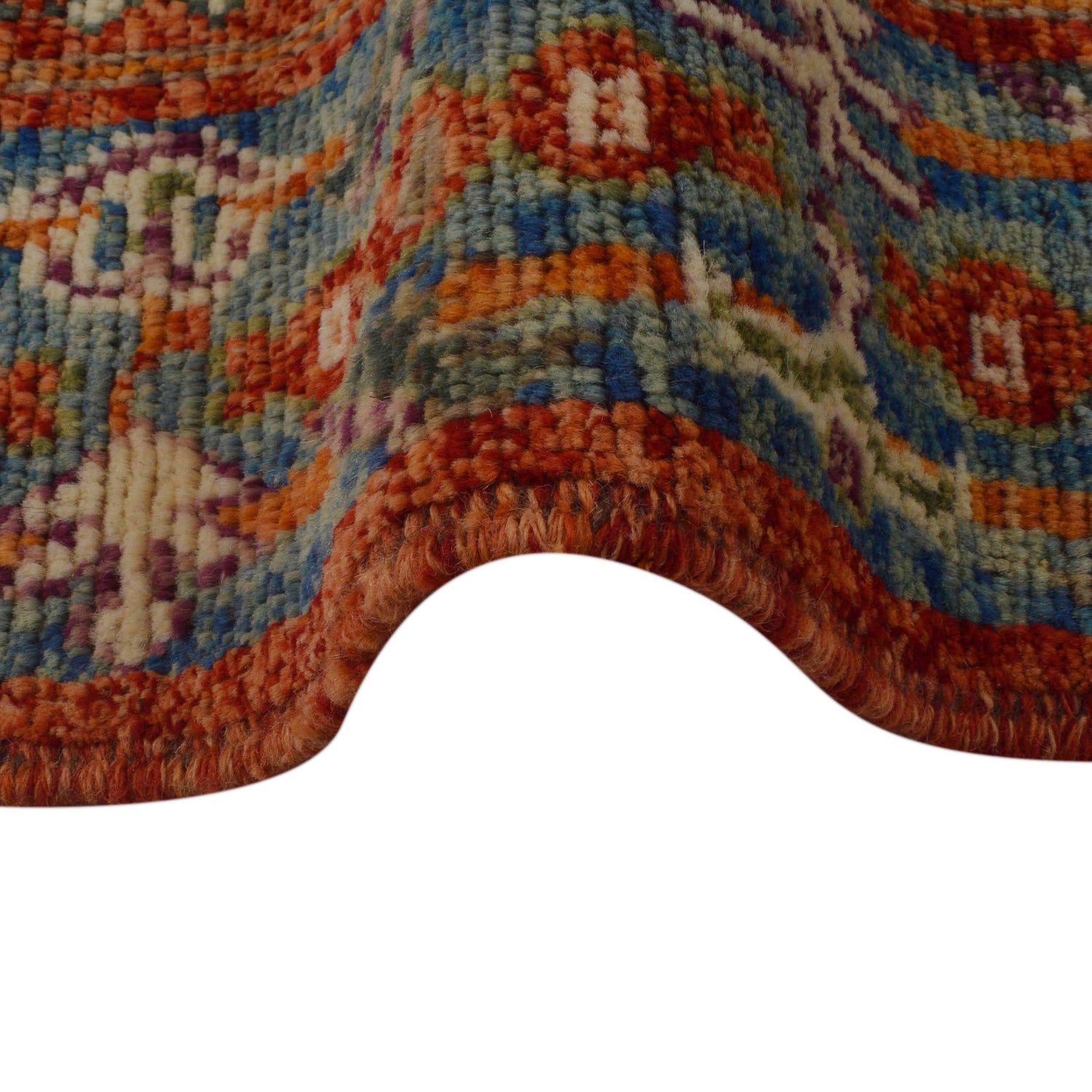 Blue Color Shirazi Rug 5' 1" x 6' 7" (ft) - No. P35680