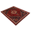 Red Color Shirazi Rug 6' 7" x 9' 4" (ft) - No. P35681