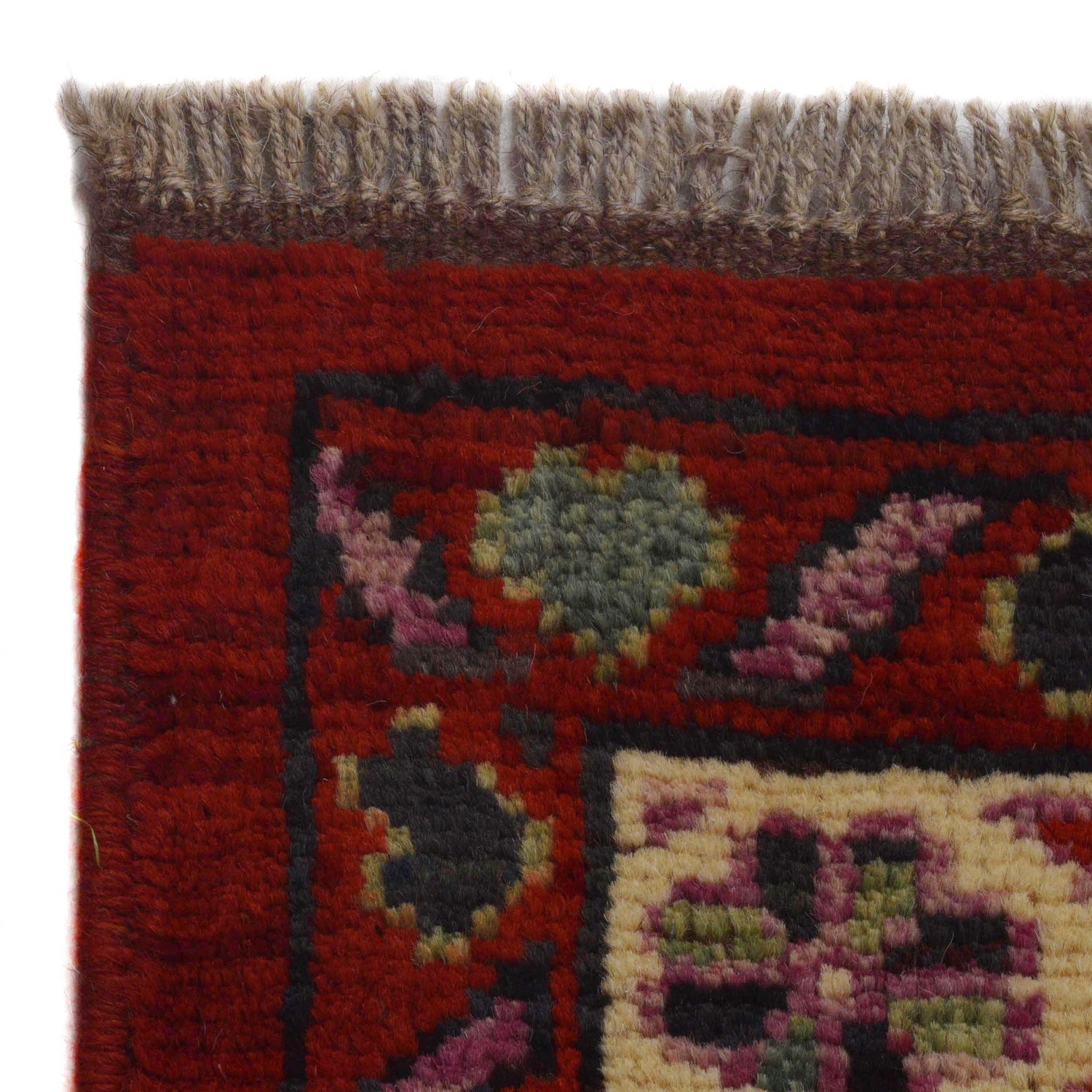 Red Color Shirazi Rug 6' 7" x 9' 4" (ft) - No. P35681