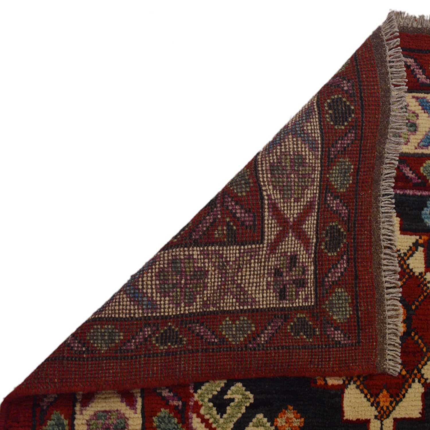 Red Color Shirazi Rug 6' 7" x 9' 4" (ft) - No. P35681