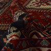 Red Color Shirazi Rug 6' 7" x 9' 4" (ft) - No. P35681