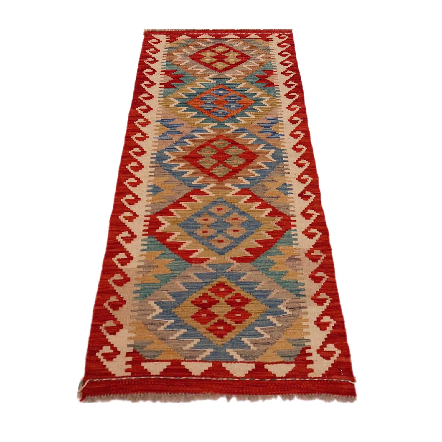 Vegetable Kelim Runner 1' 9" x 4' 11" (ft)- No. P35686