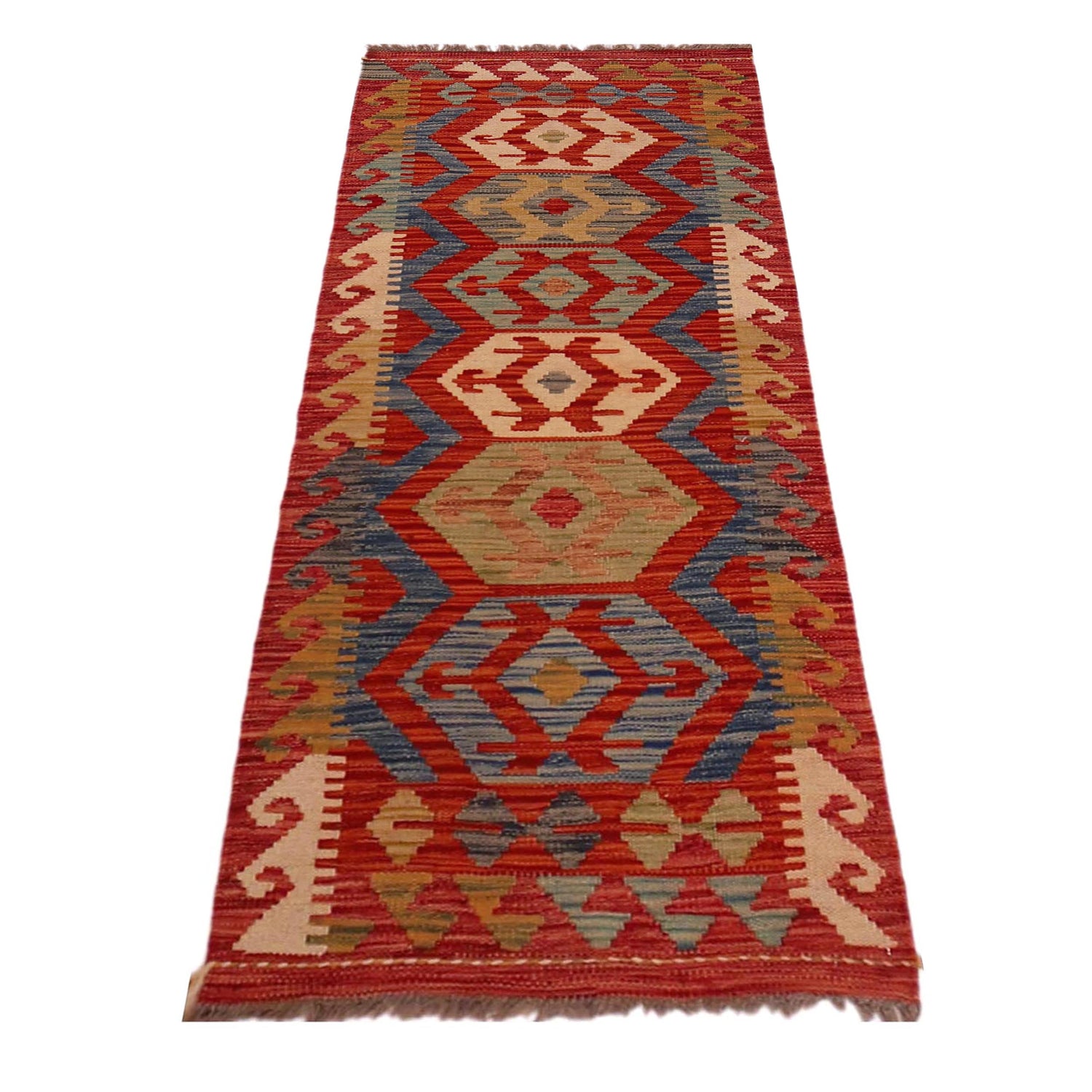 Vegetable Kilim Runner 1' 10" x 4' 10" (ft)- No. P35687